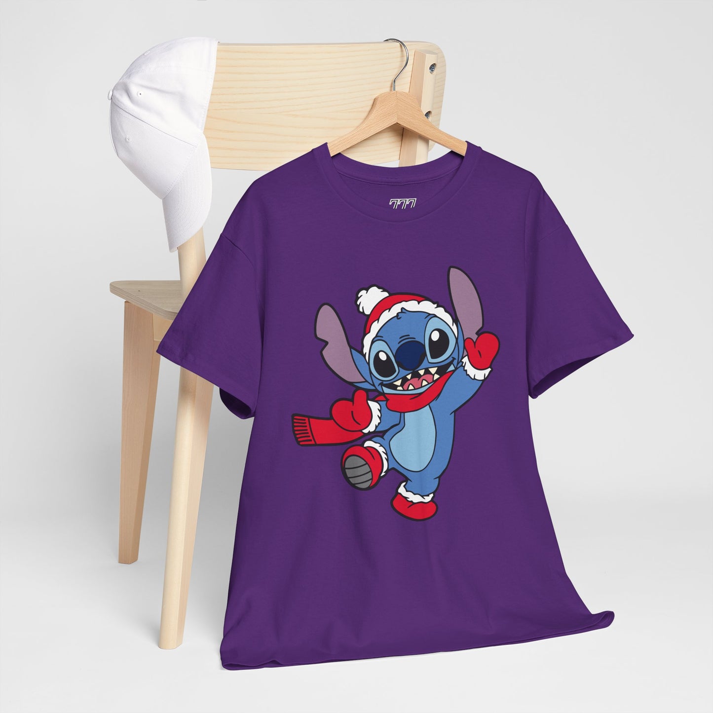 Festive Alien Christmas T-Shirt – Cute Blue Alien Holiday Graphic Tee (Unisex)