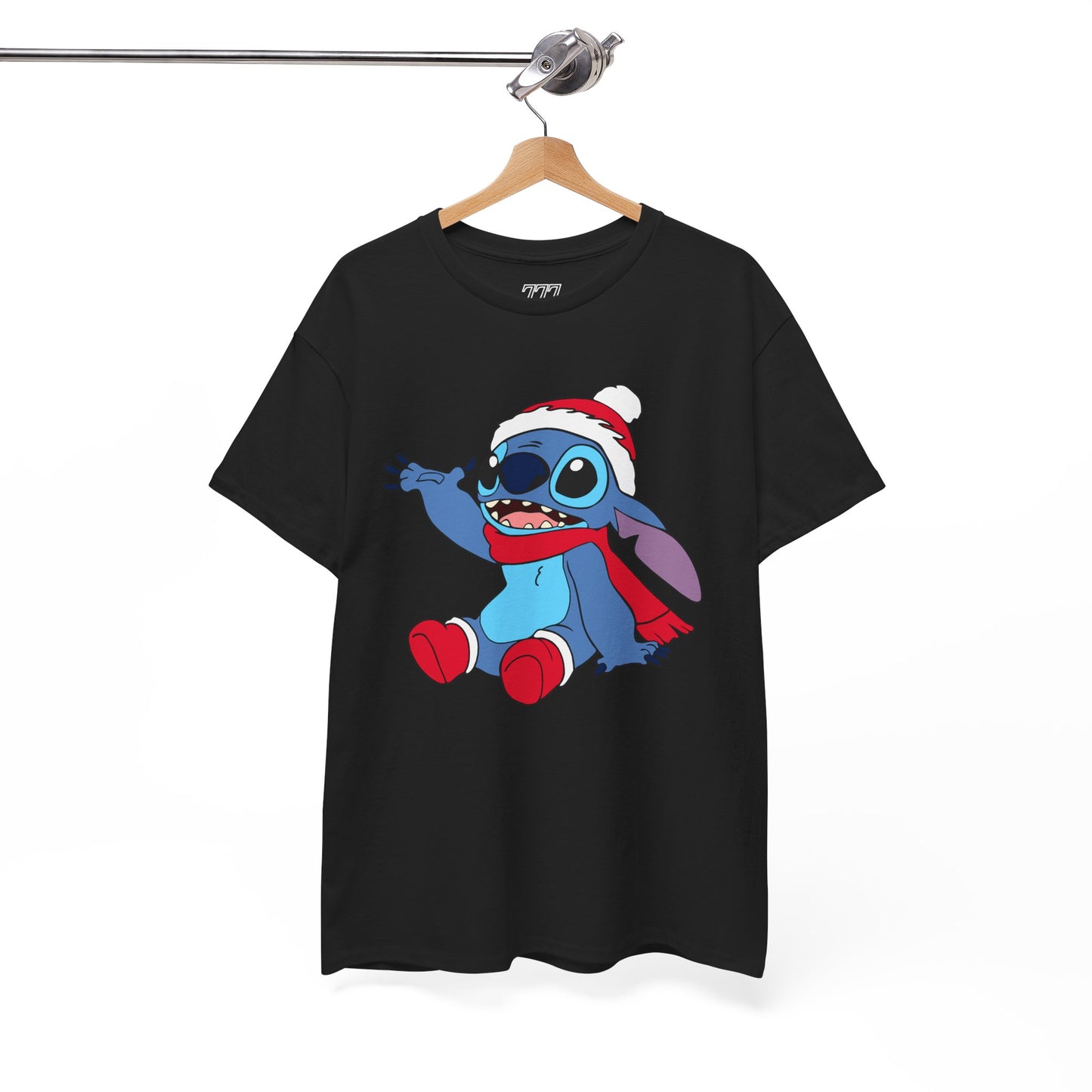 Jolly Alien Christmas T-Shirt – Cute Blue Alien Holiday Graphic Tee (Unisex)