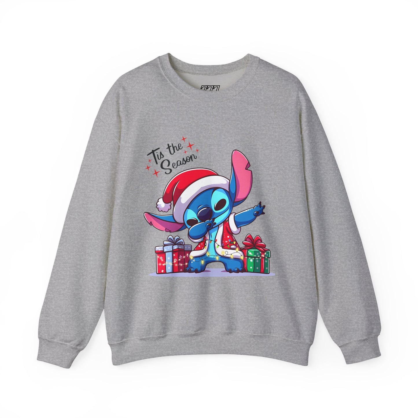 Tis the Season Blue Alien Christmas Unisex Heavy Blend Crewneck Sweatshirt – Cute Holiday Sweater