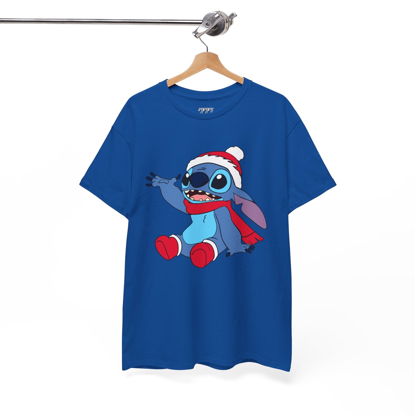 Jolly Alien Christmas T-Shirt – Cute Blue Alien Holiday Graphic Tee (Unisex)
