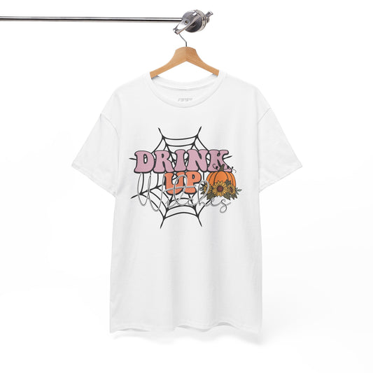 Drink Up Witches Women's Heavy Cotton T-Shirt