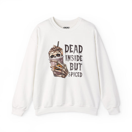 Dead Inside But Spiced Unisex Heavy Blend Crewneck Sweatshirt