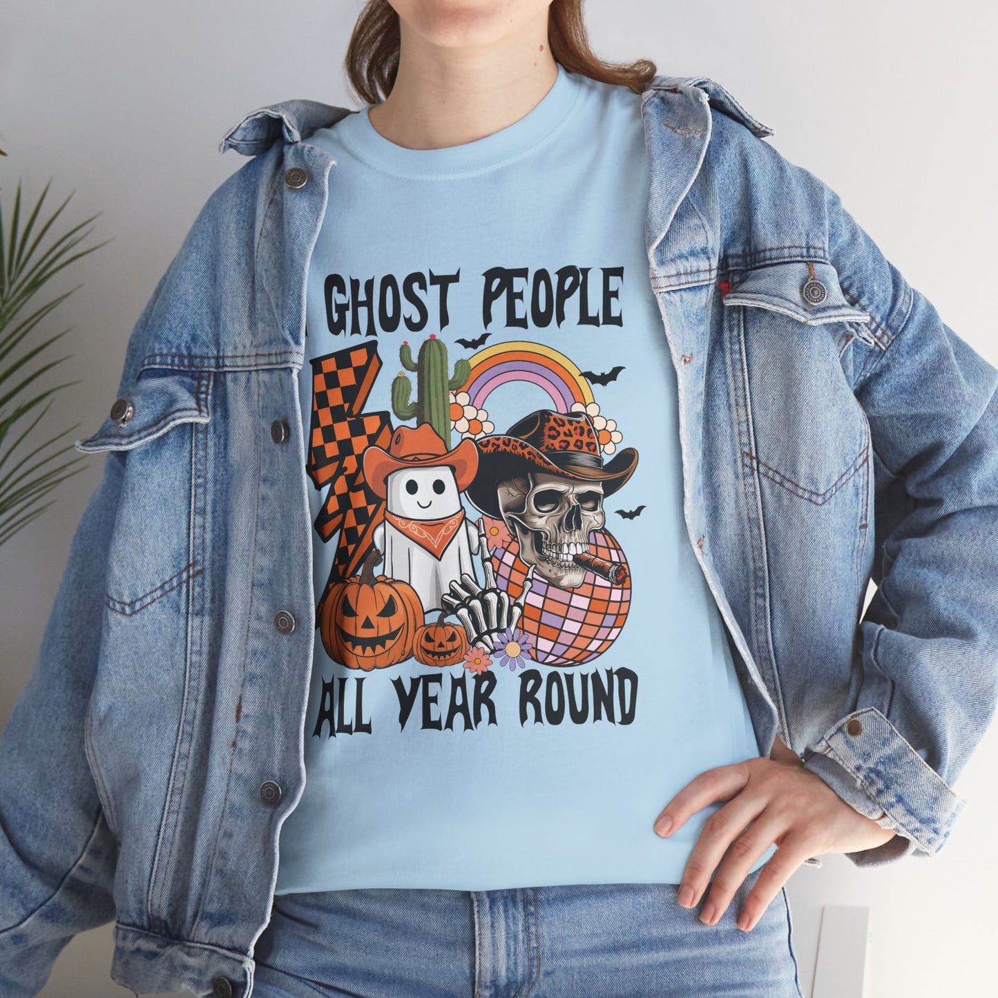 I Ghost People All Year Round Unisex Heavy Cotton T-Shirt