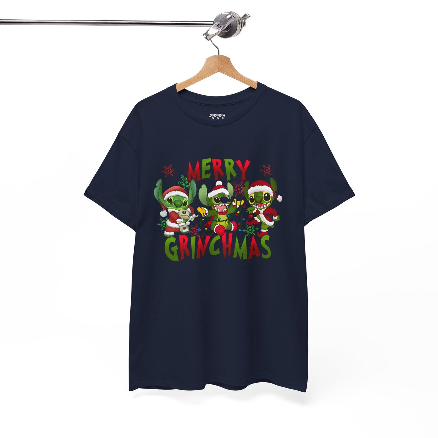 Merry Grinchmas T-Shirt – Funny Christmas Unisex Heavy Cotton Holiday Tee