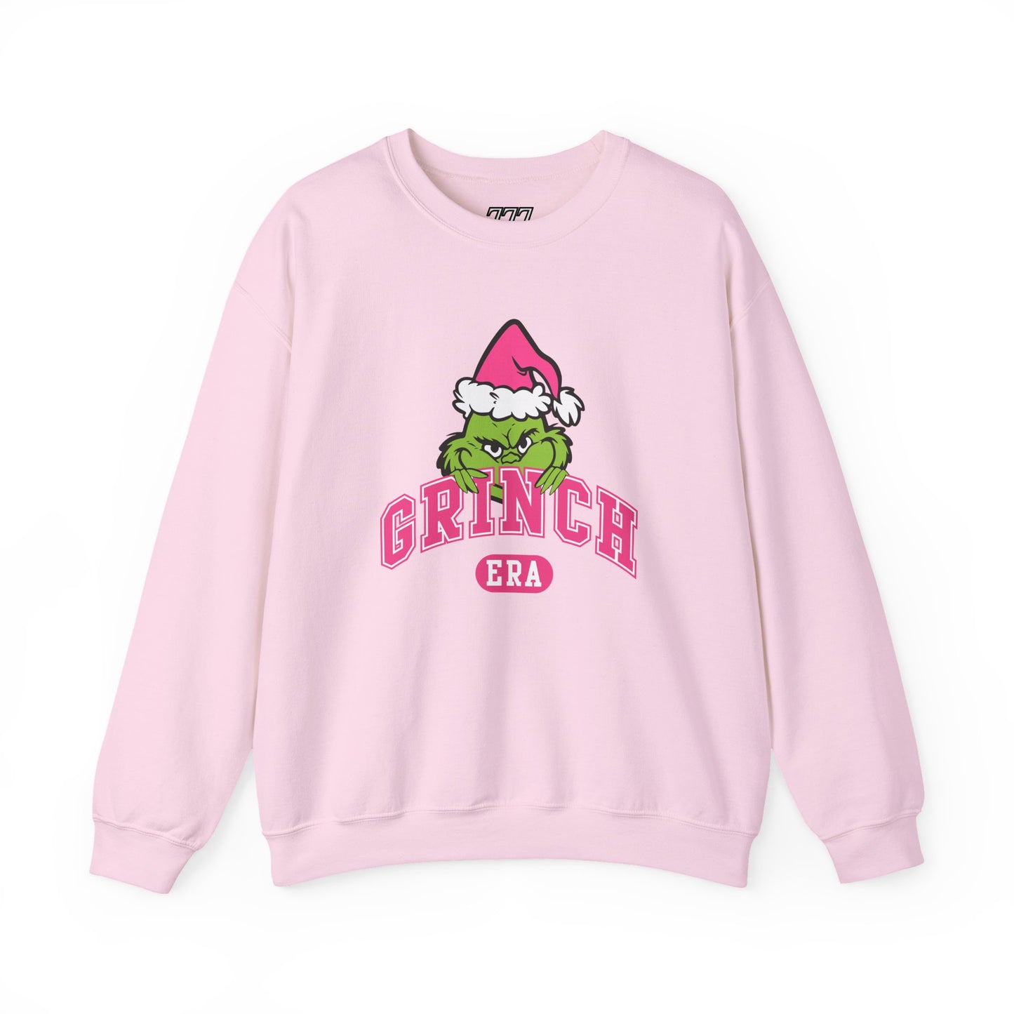 Grinch Era Christmas Crewneck – Cozy Pink Santa Grinch Sweatshirt (Unisex)