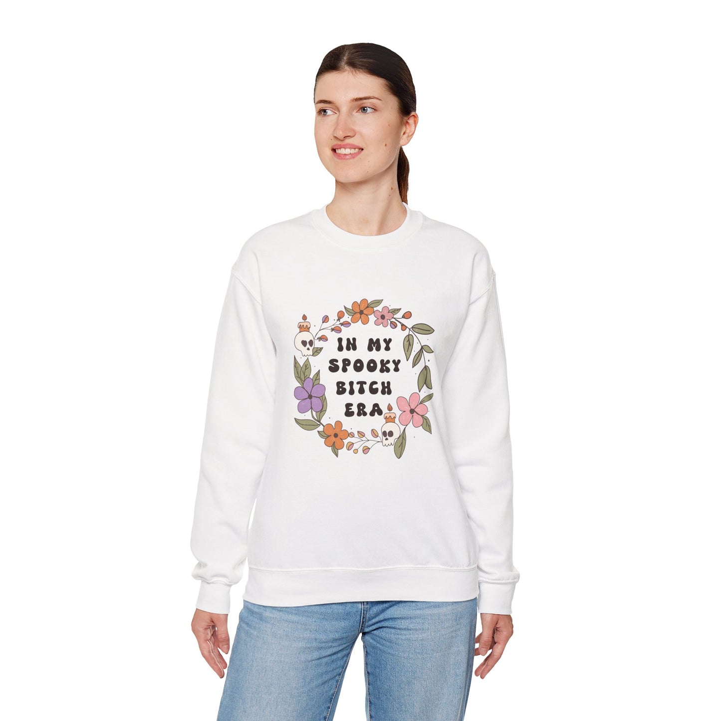 In My Spooky Bitch Era Unisex Heavy Blend Crewneck Sweatshirt