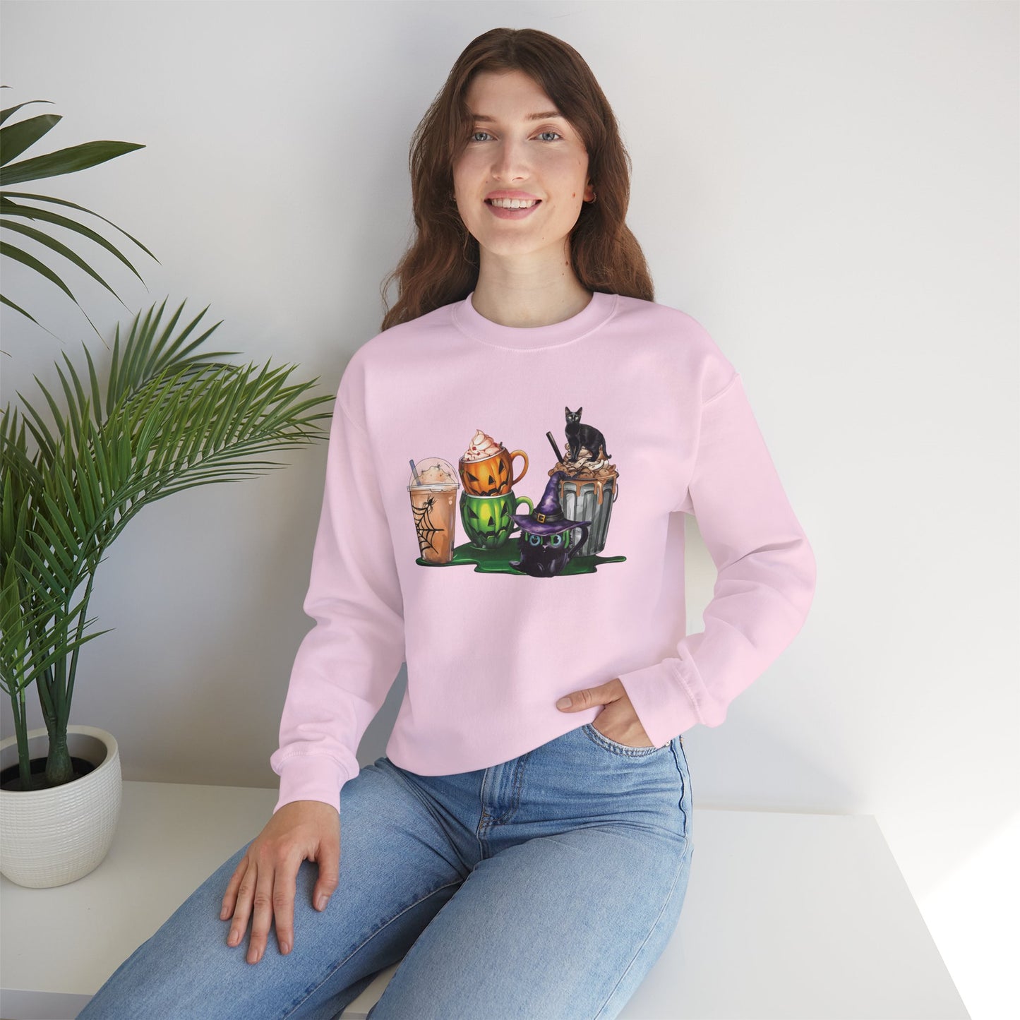 Cauldron Coffee Crew Unisex Heavy Blend Crewneck Sweatshirt