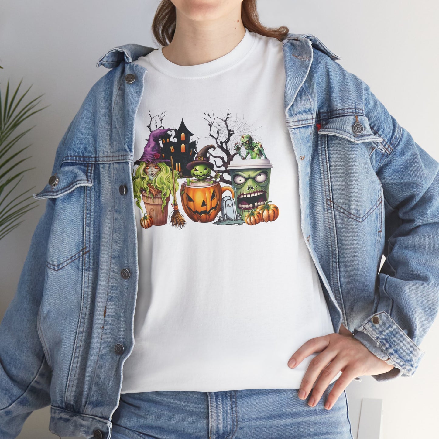 Pumpkins & Potions Unisex Heavy Cotton T-Shirt