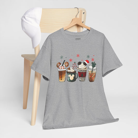 Christmas Coffee Lovers T-Shirt – Cute Holiday Drink Art Tee (Unisex)