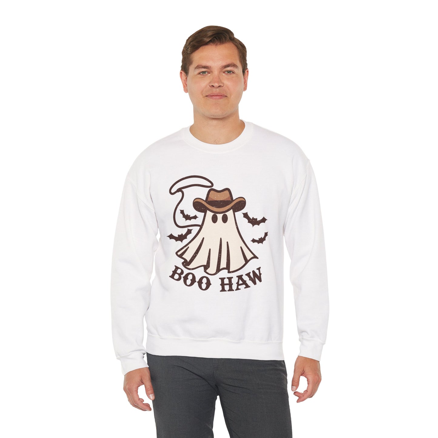 Boo Haw Unisex Heavy Blend Crewneck Sweatshirt