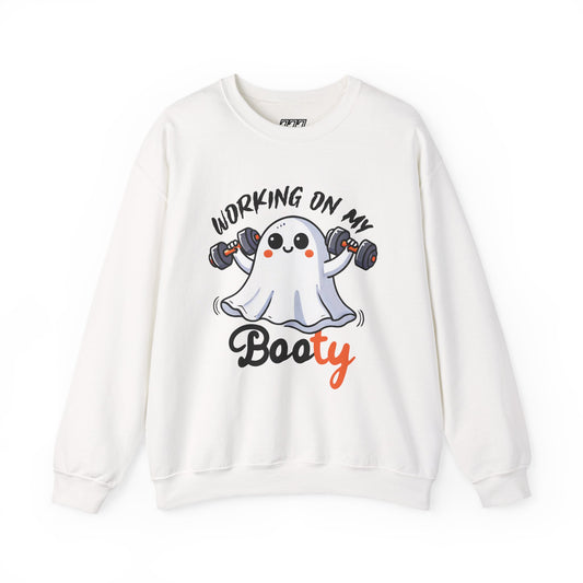 Working On My Booty Women's Heavy Blend Crewneck Sweatshirt