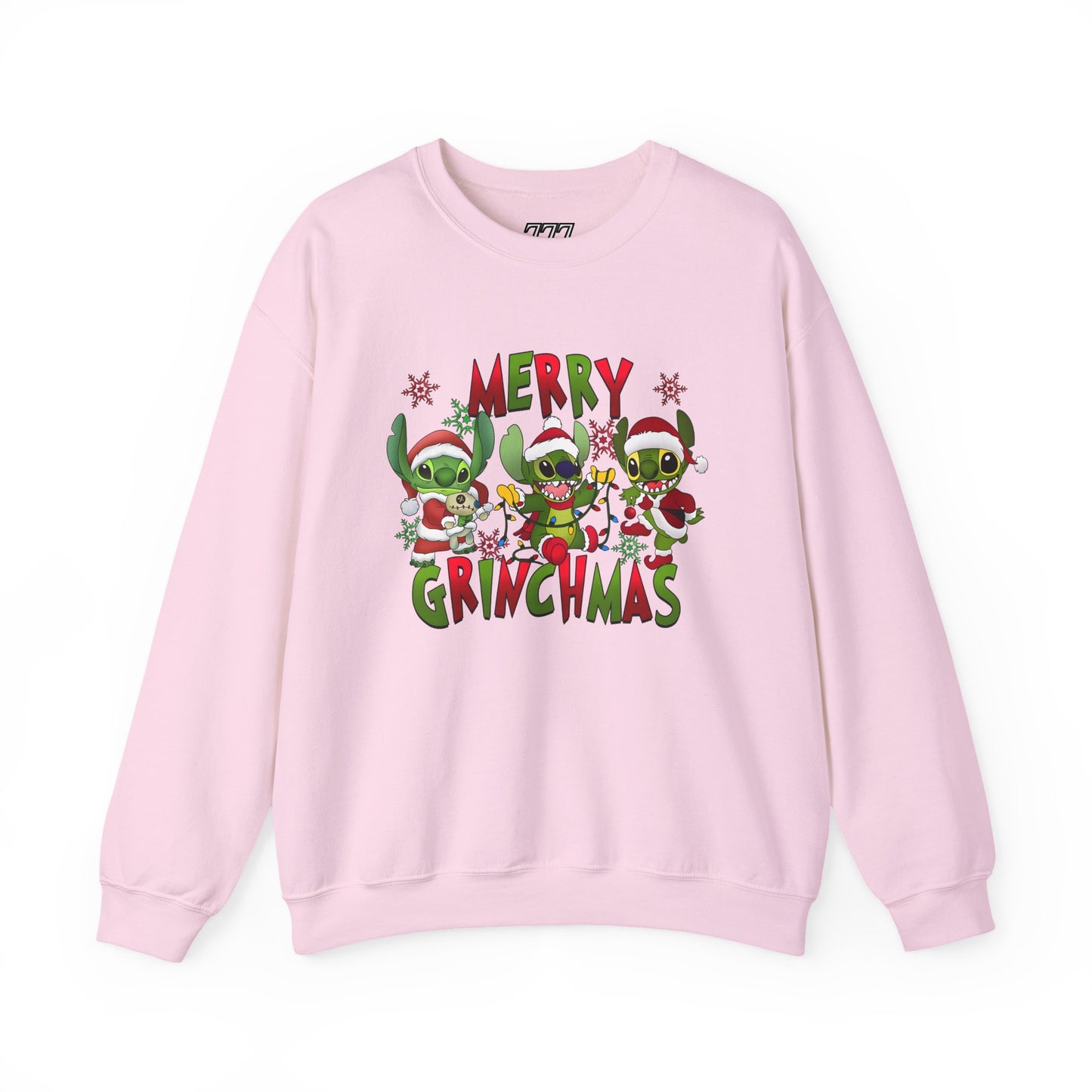Merry Grinchmas Sweatshirt – Funny Christmas Unisex Heavy Blend Holiday Crewneck