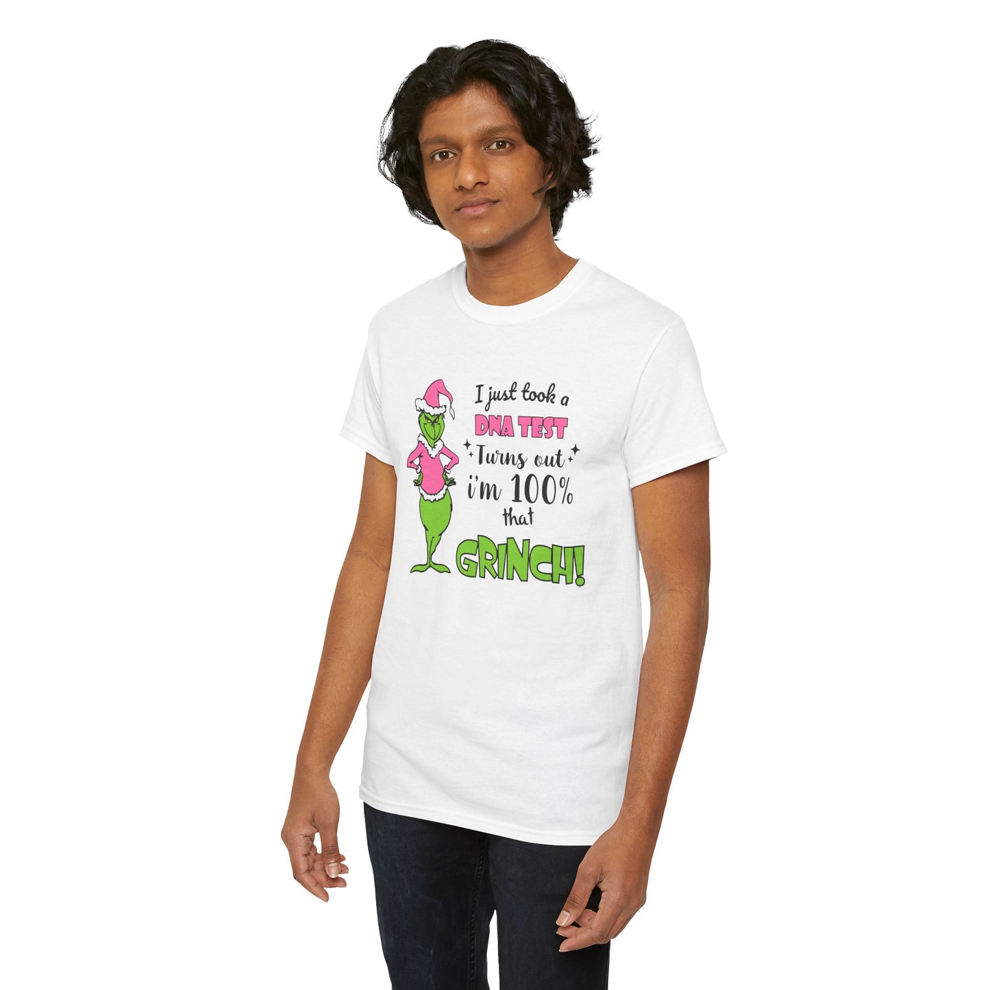 I Just Took A DNA Test Turns Out I'm 100% That Grinch Unisex Heavy Cotton T-Shirt