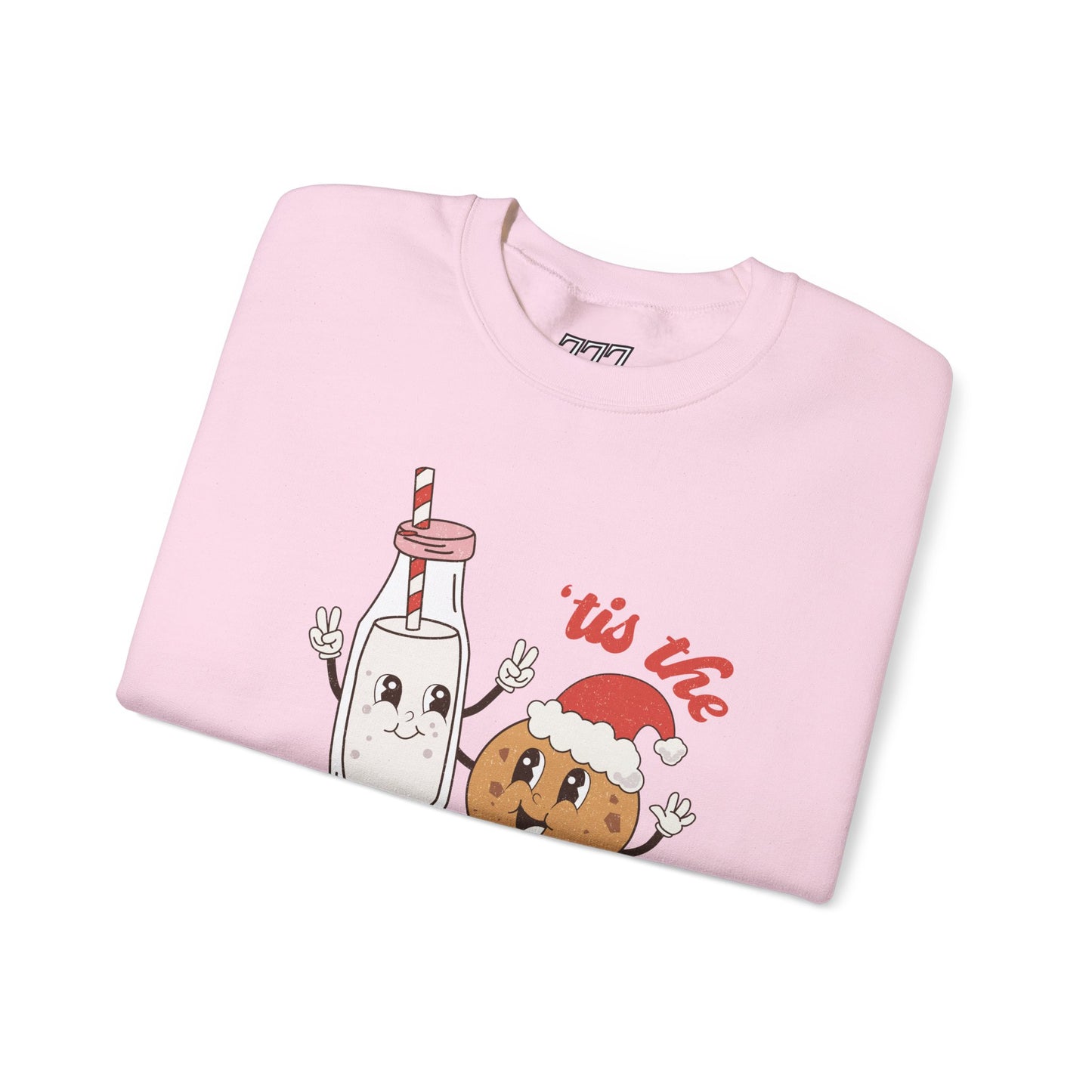 Tis The Season Milk & Cookie Christmas Unisex Heavy Blend Crewneck Sweatshirt