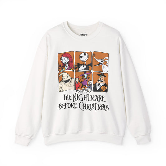 The Nightmare Before Christmas Unisex Heavy Blend Crewneck Sweatshirt