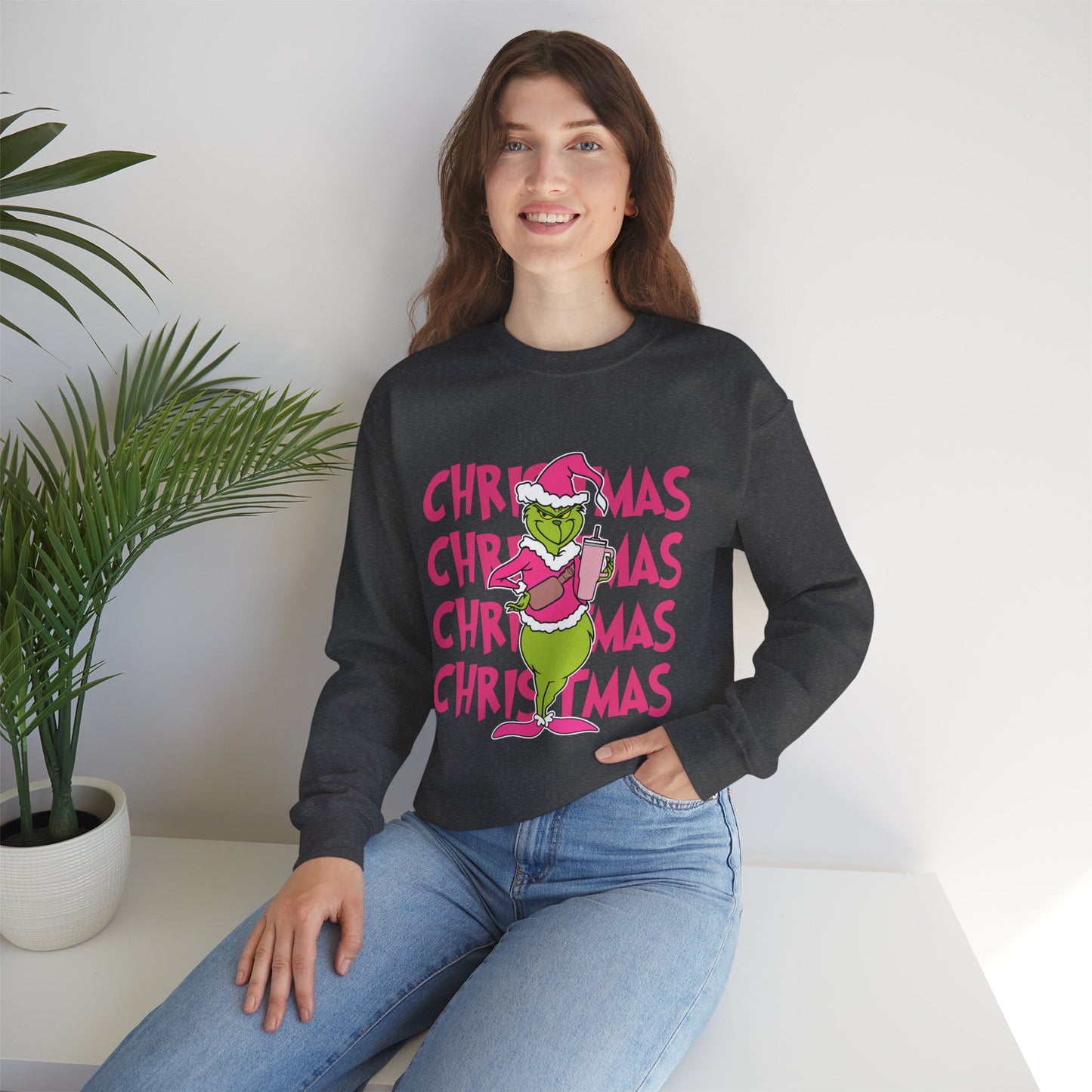 Grinchmas Unisex Heavy Blend Crewneck Sweatshirt