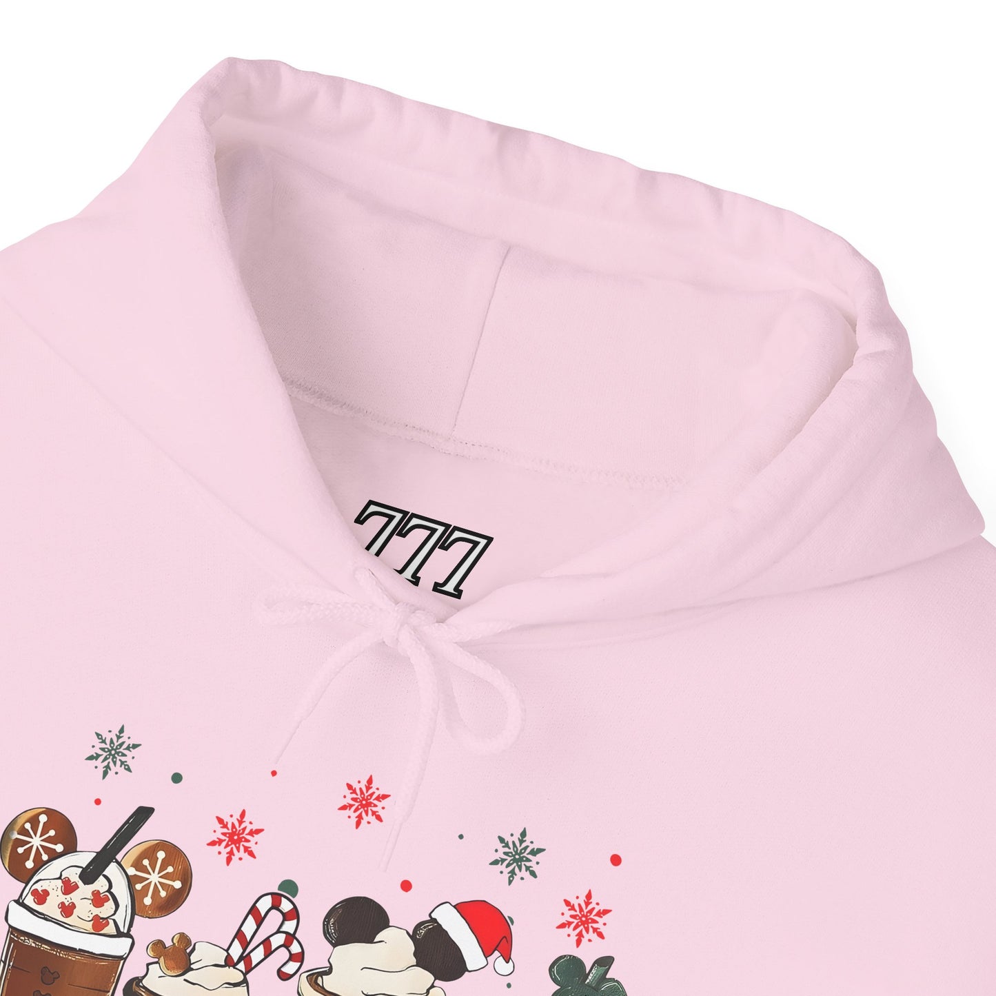 Christmas Coffee Lovers Hoodie – Cute Holiday Drink Art Hooded Sweatshirt (Unisex)