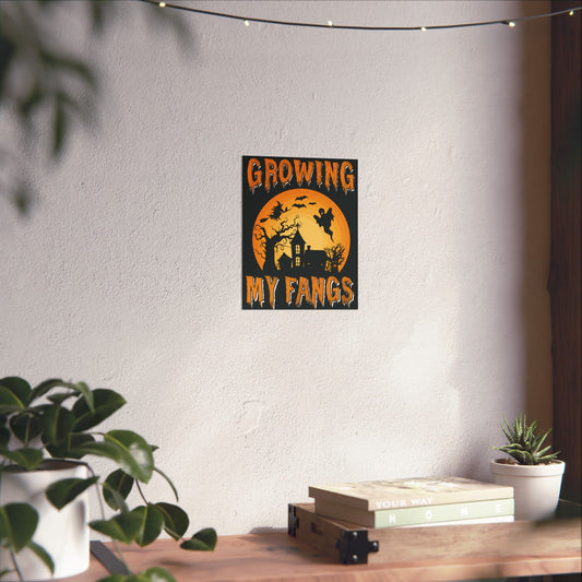 Growing My Fangs Poster
