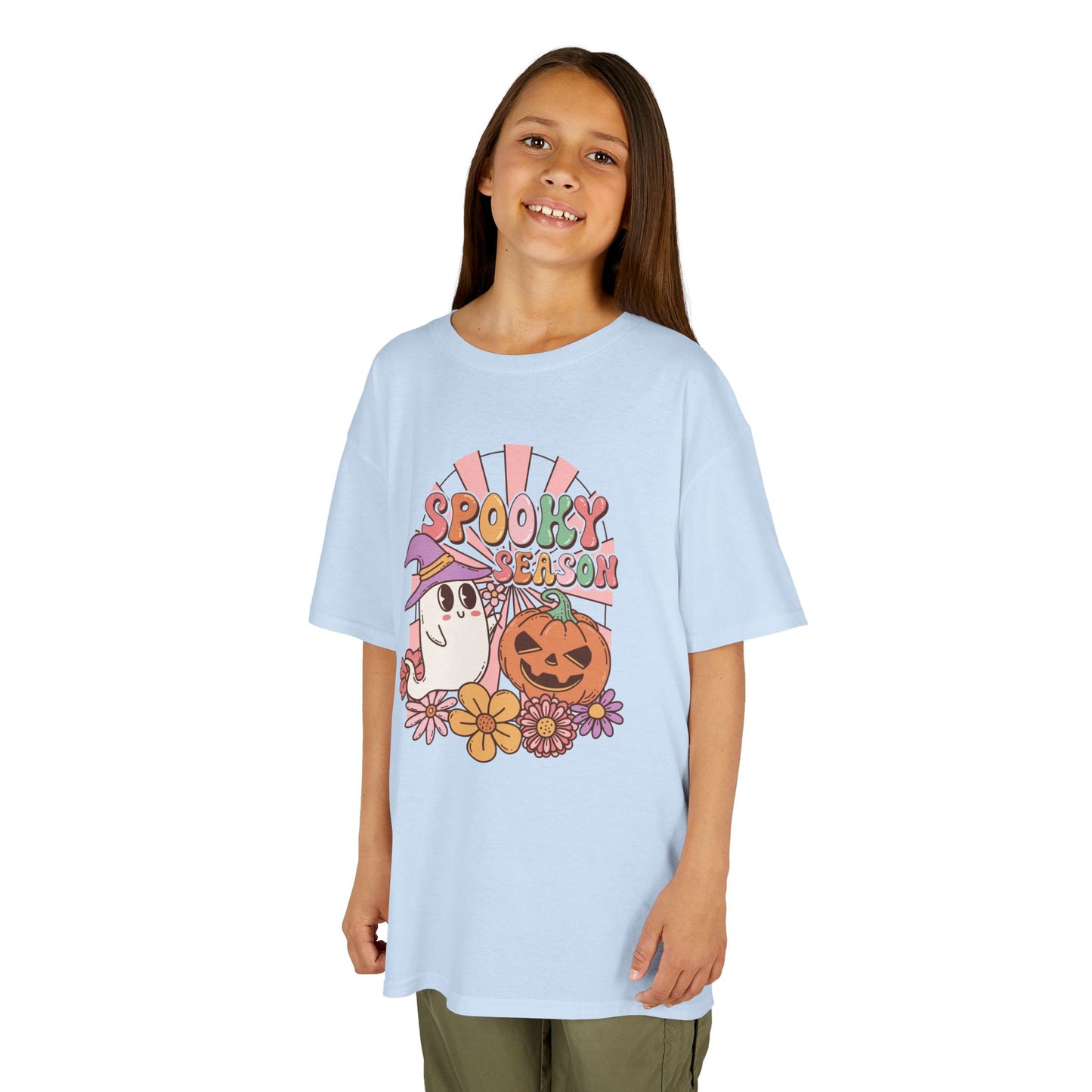 Spooky Season Kids Heavy Cotton T-Shirt