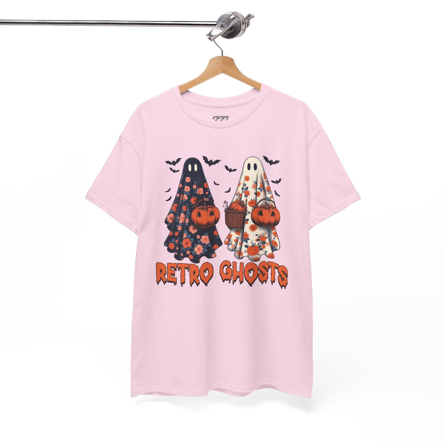 Retro Ghosts Unisex Heavy Cotton T-Shirt