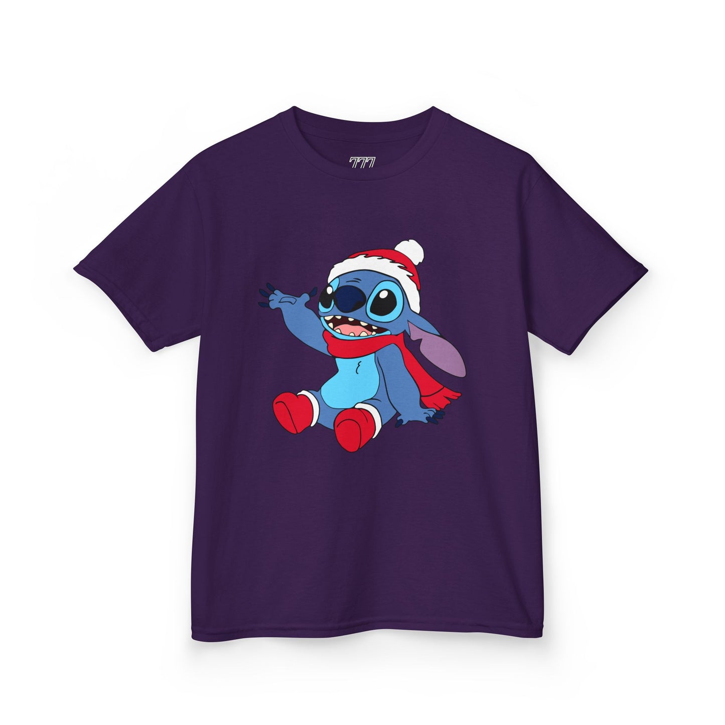 Jolly Alien Kids Christmas T-Shirt – Cute Blue Alien Holiday Tee for Kids