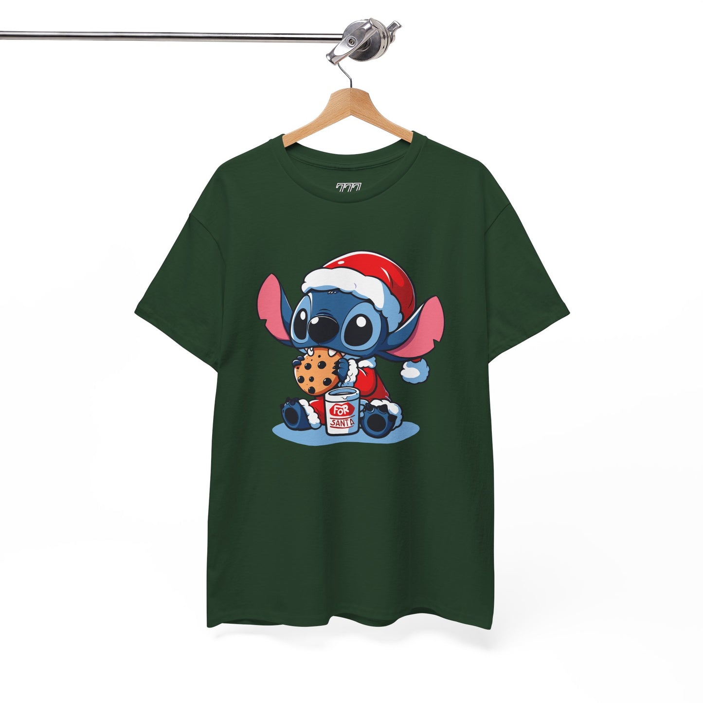Saint Stitch Christmas T-Shirt – Cute Holiday Alien Unisex Heavy Cotton Tee