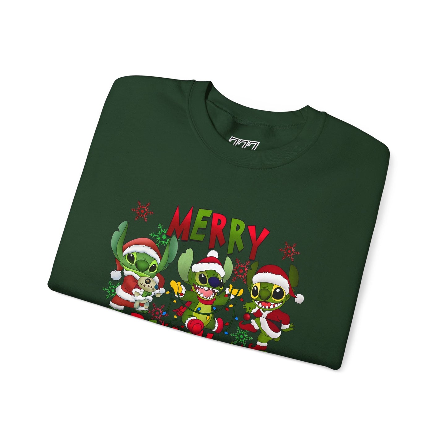 Merry Grinchmas Sweatshirt – Funny Christmas Unisex Heavy Blend Holiday Crewneck
