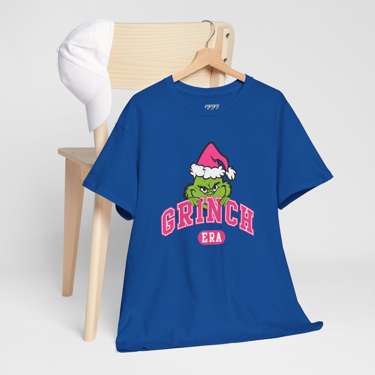 Grinch Era Christmas T-Shirt – Cute Pink Santa Grinch Graphic Tee (Unisex)