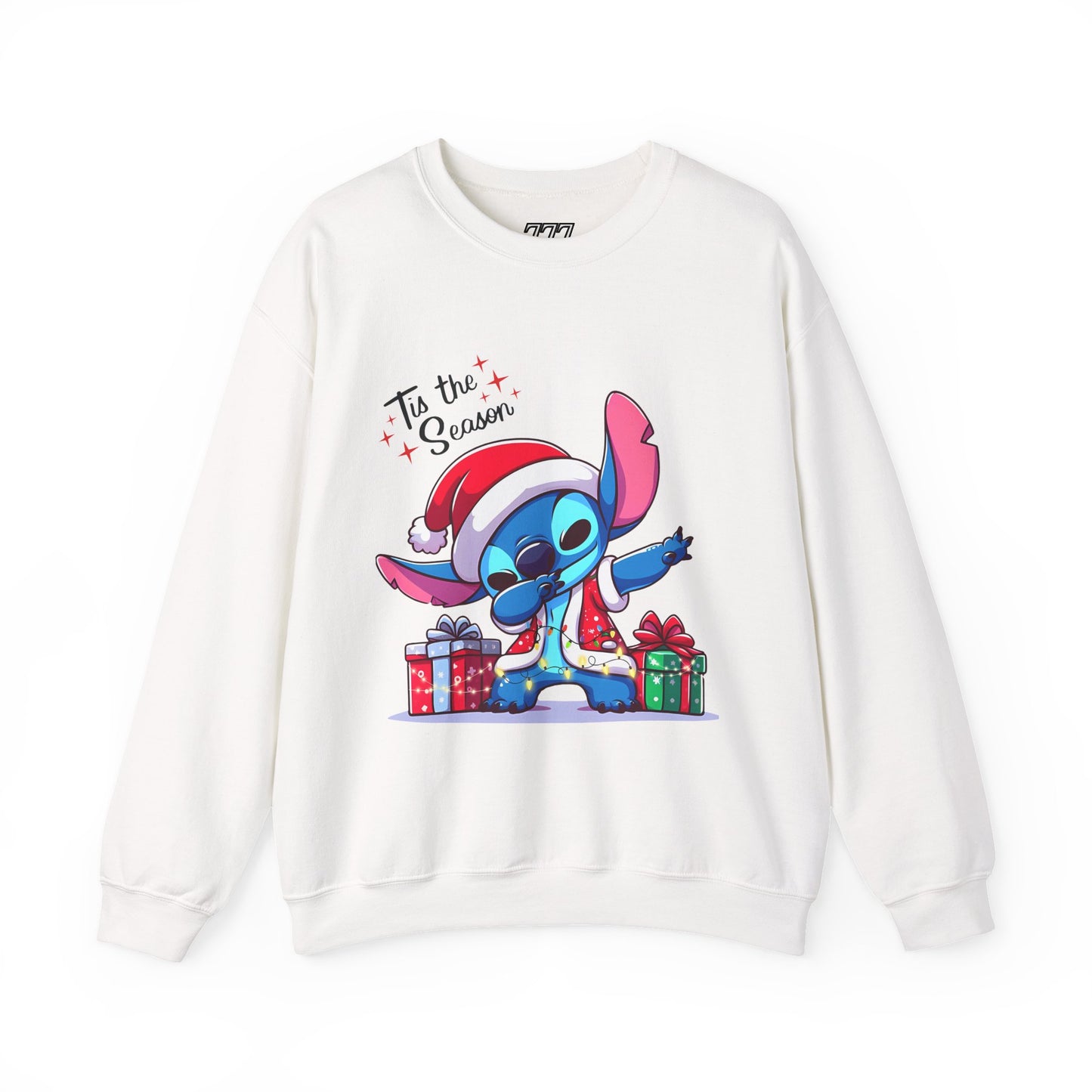 Tis the Season Blue Alien Christmas Unisex Heavy Blend Crewneck Sweatshirt – Cute Holiday Sweater