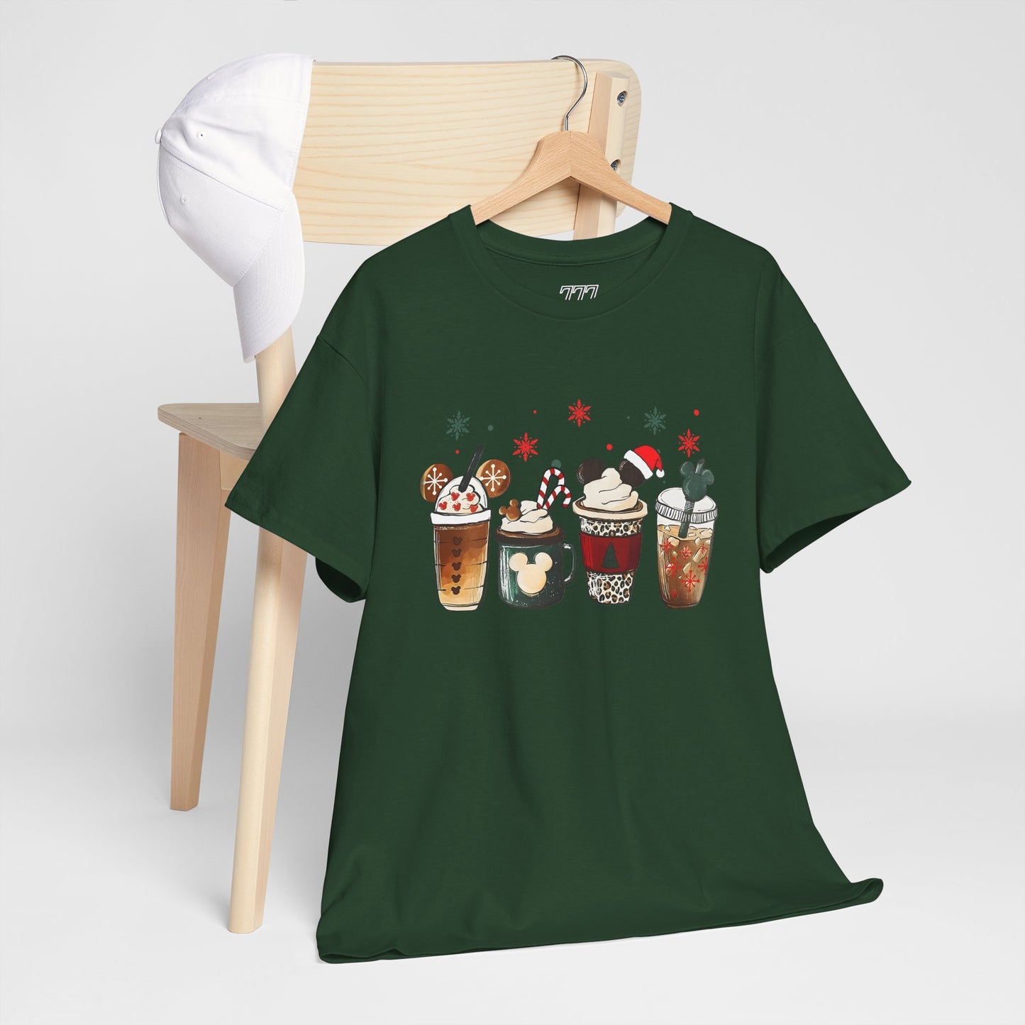 Christmas Coffee Lovers T-Shirt – Cute Holiday Drink Art Tee (Unisex)