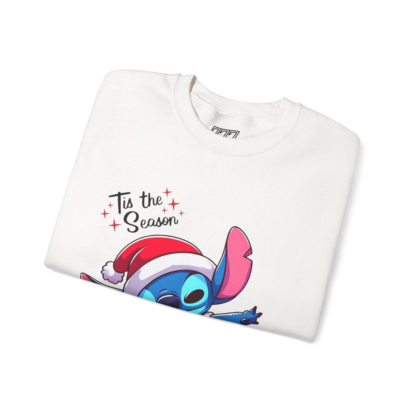 Tis the Season Blue Alien Christmas Unisex Heavy Blend Crewneck Sweatshirt – Cute Holiday Sweater