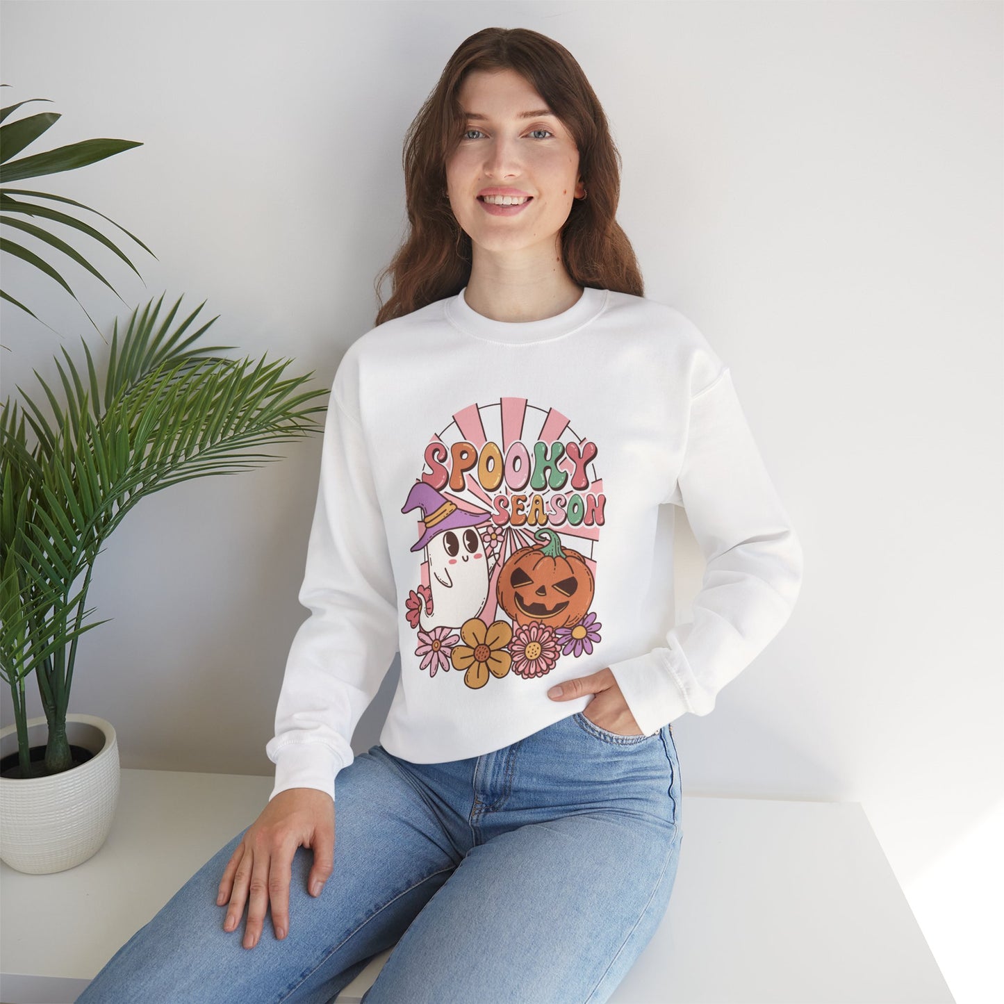 Spooky Season Women's Heavy Blend Crewneck Sweatshirt