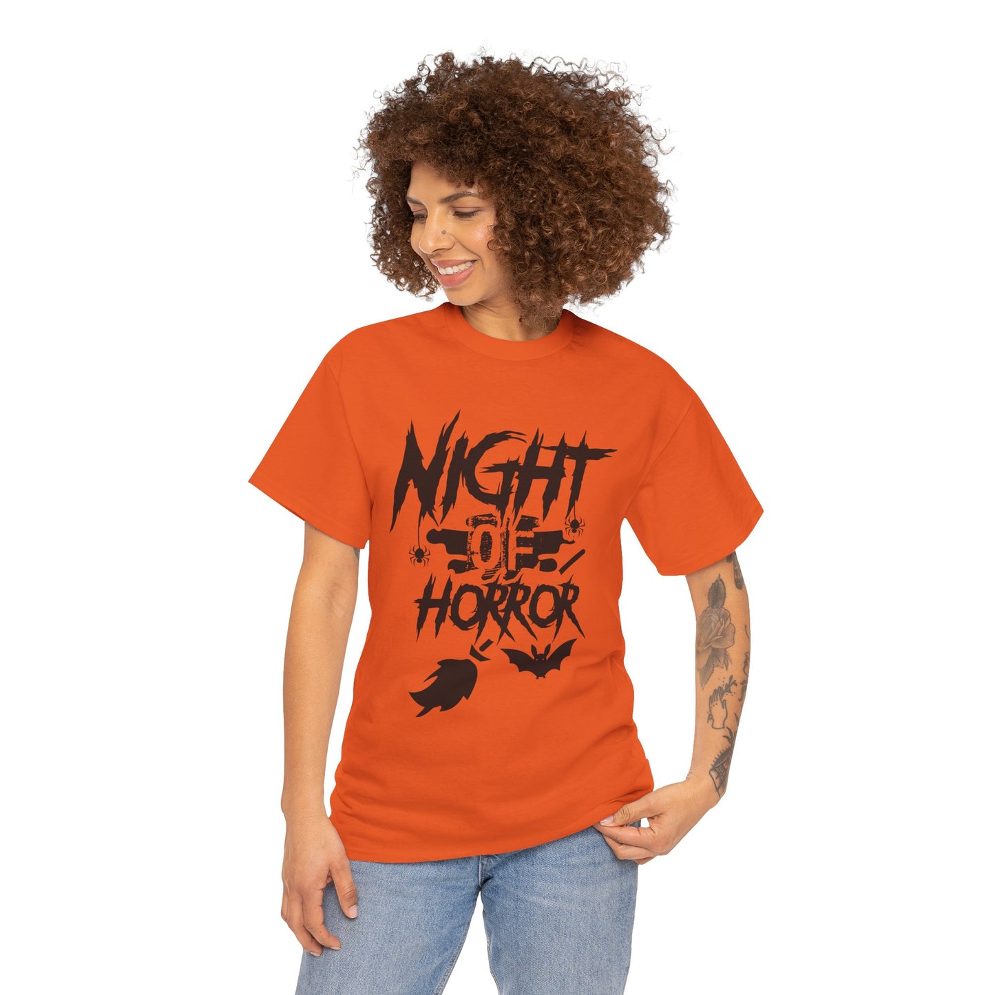 Night Of Horror Unisex Heavy Cotton T-Shirt