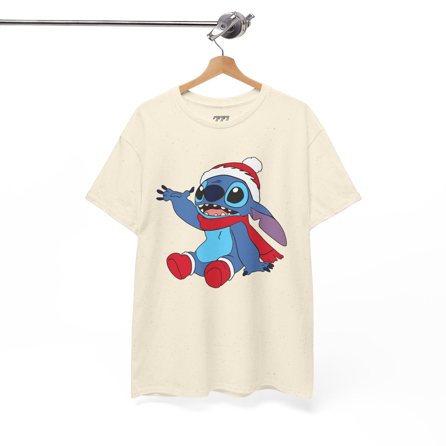 Jolly Alien Christmas T-Shirt – Cute Blue Alien Holiday Graphic Tee (Unisex)