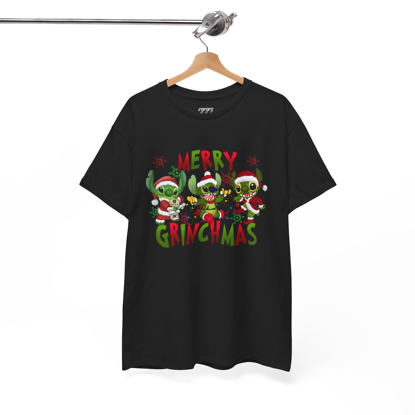 Merry Grinchmas T-Shirt – Funny Christmas Unisex Heavy Cotton Holiday Tee