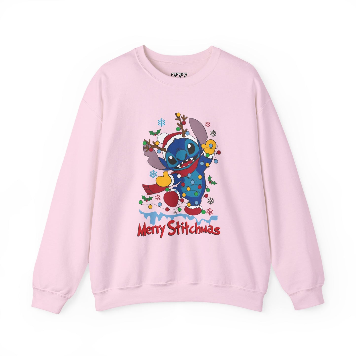 Merry Stitchmas Sweatshirt – Cute Holiday Alien Unisex Heavy Blend Crewneck