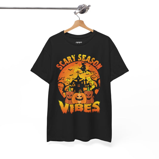 Scary Season Vibes Unisex Heavy Cotton T-Shirt