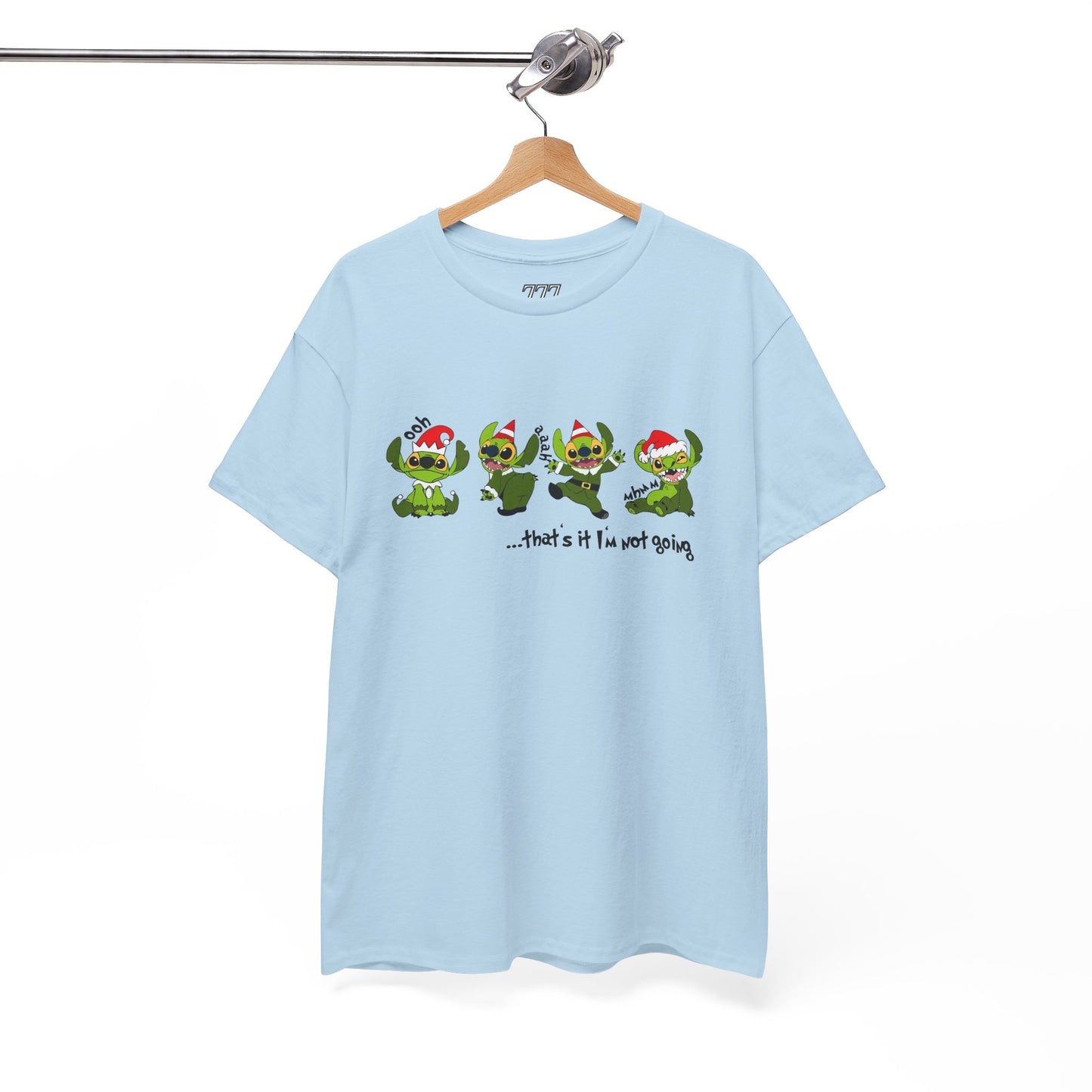 That’s It I’m Not Going Christmas T-Shirt II – Funny Unisex Heavy Cotton Holiday Tee