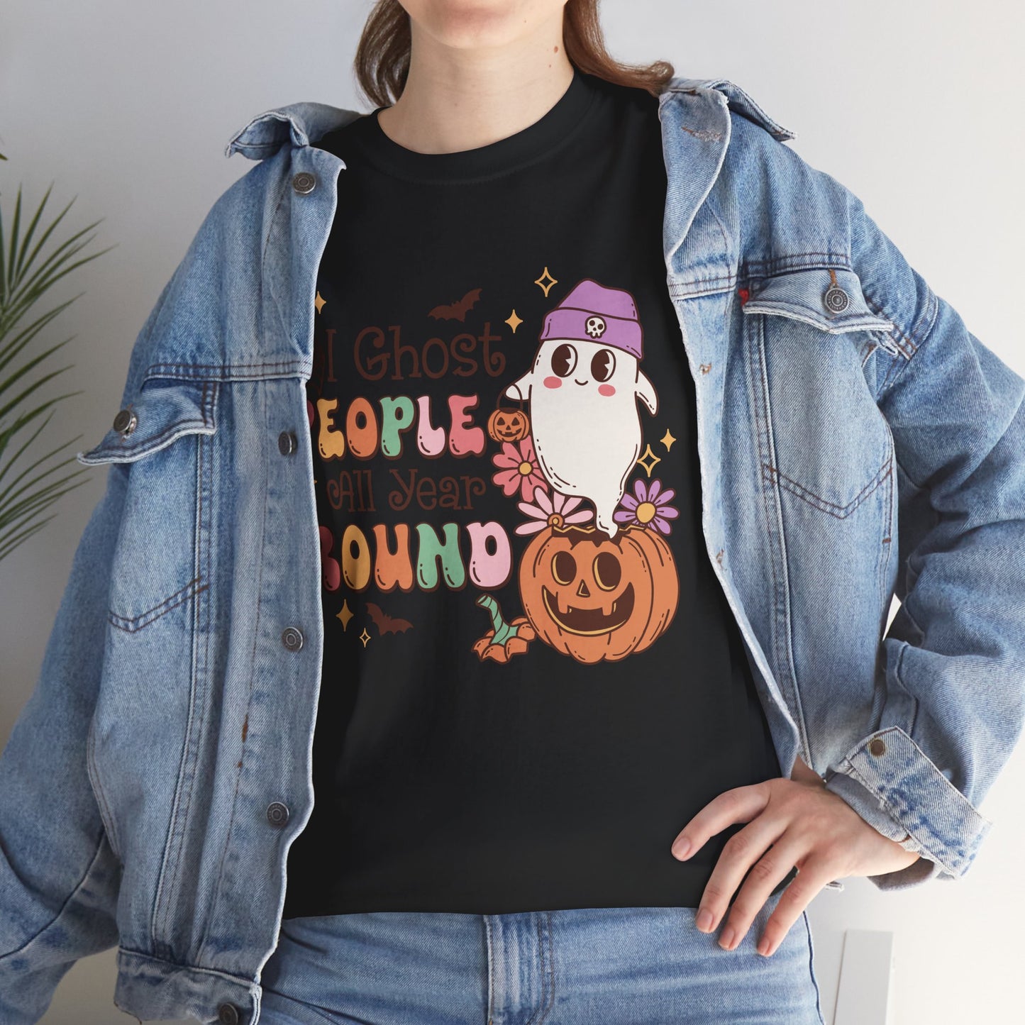 I Ghost People All Year Round Women's Heavy Cotton T-Shirt