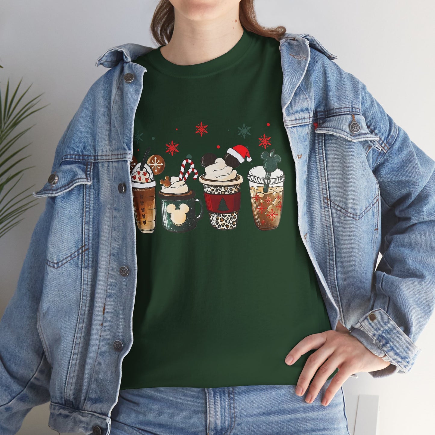 Christmas Coffee Lovers T-Shirt – Cute Holiday Drink Art Tee (Unisex)