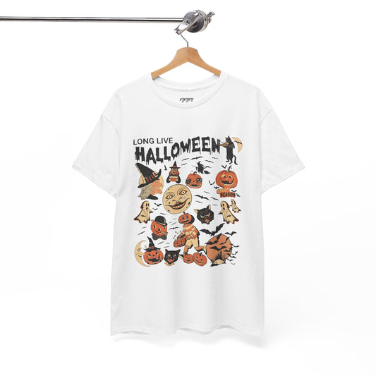 Long Live Halloween Unisex Heavy Cotton T-Shirt
