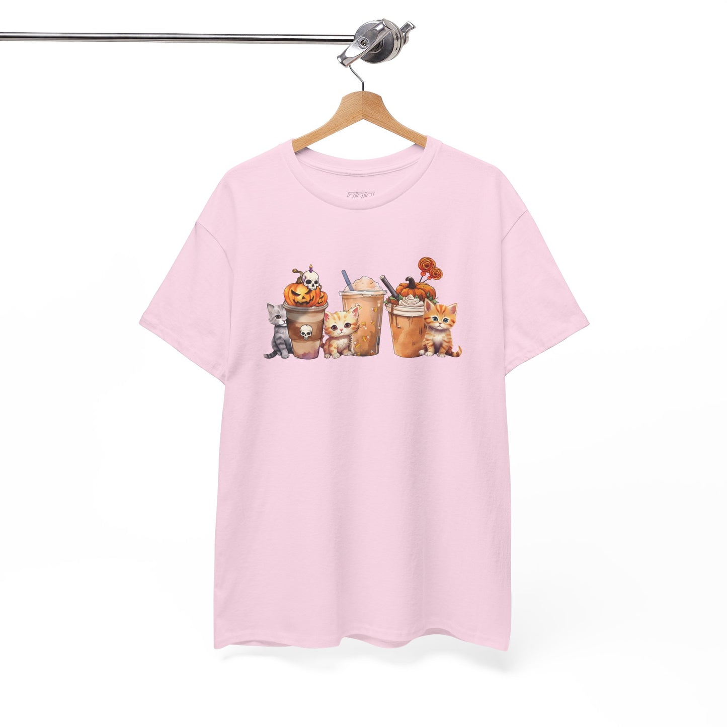 Coffee & Cats Unisex Heavy Cotton T-Shirt