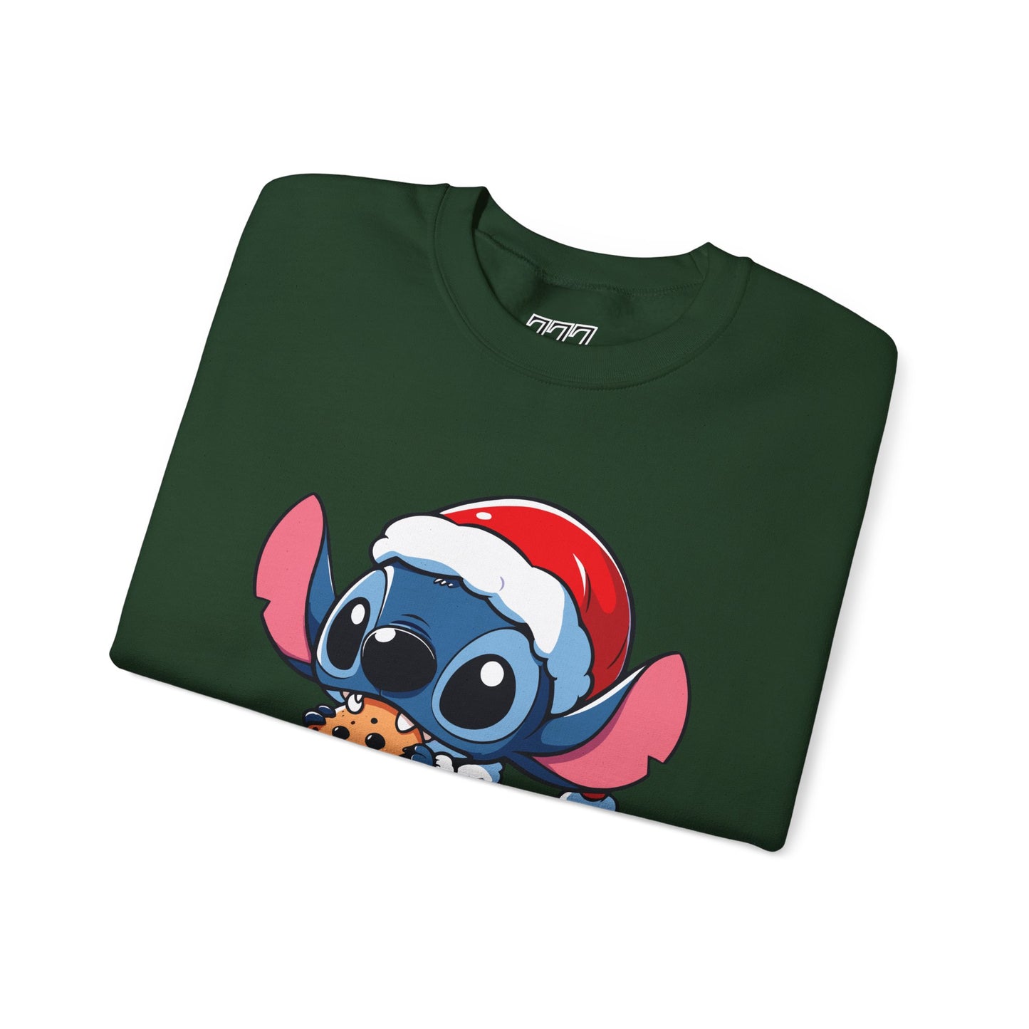 Saint Stitch Christmas Sweatshirt – Cute Holiday Alien Unisex Heavy Blend Crewneck