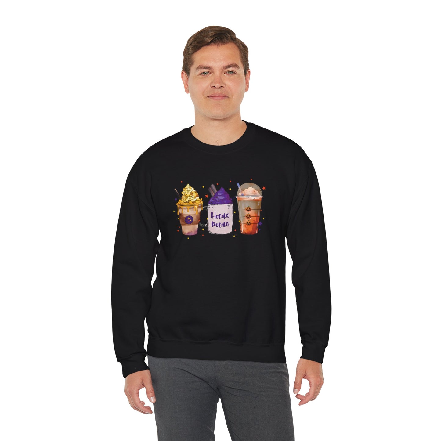 Hocus Pocus Brews Unisex Heavy Blend Crewneck Sweatshirt