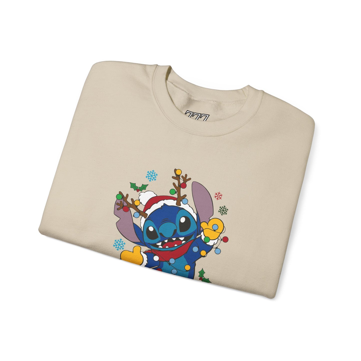 Merry Stitchmas Sweatshirt – Cute Holiday Alien Unisex Heavy Blend Crewneck