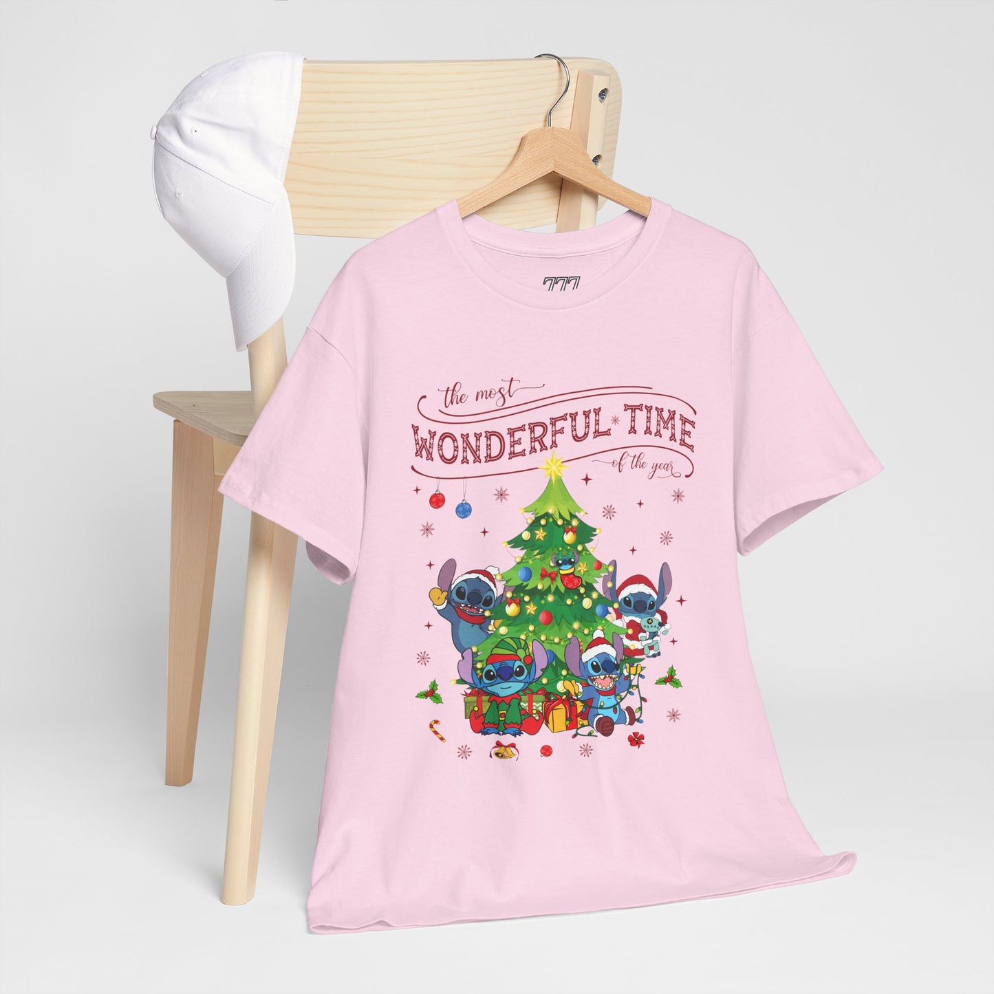 The Most Wonderful Time of the Year Christmas Tee – Cute Holiday Characters Festive Unisex Heavy Cotton T-Shirt