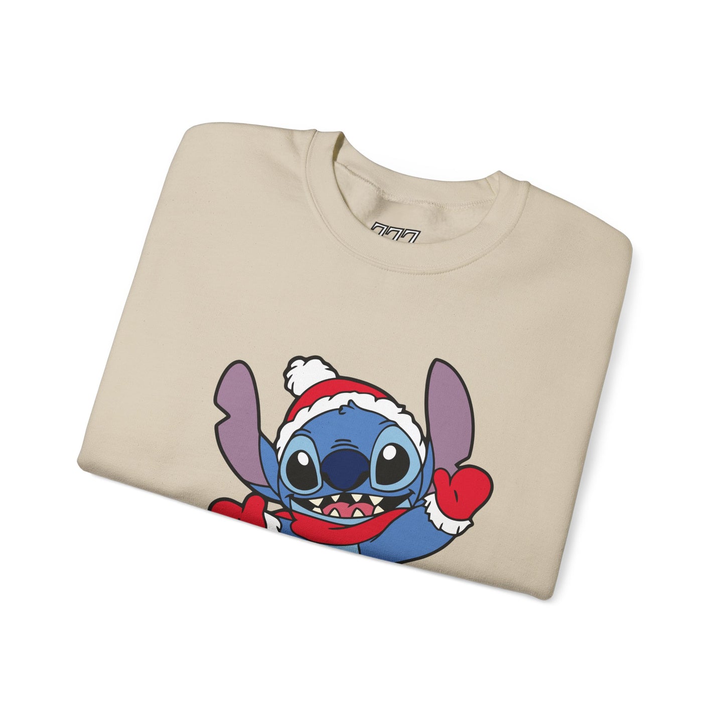 Festive Alien Christmas Crewneck – Cute Blue Alien Holiday Sweatshirt (Unisex)