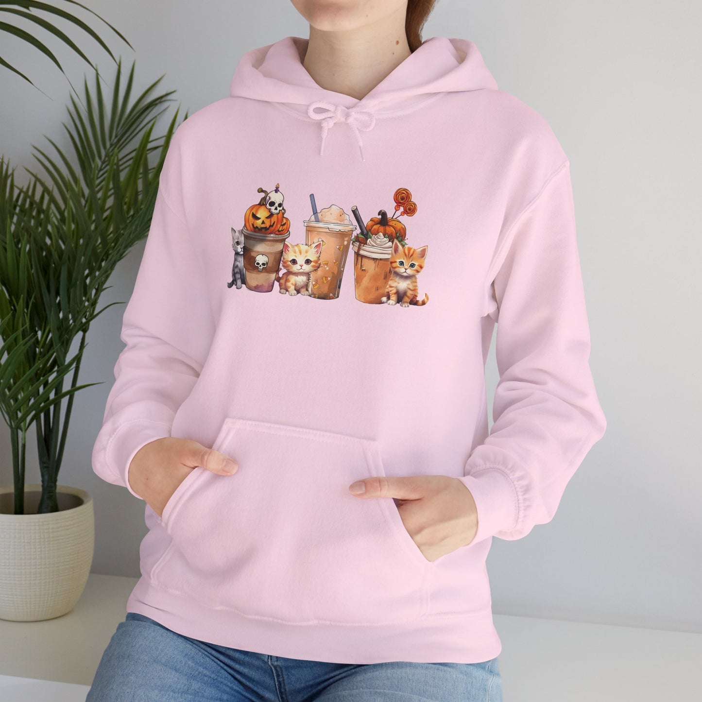 Coffee & Cats Unisex Heavy Blend Hoodie