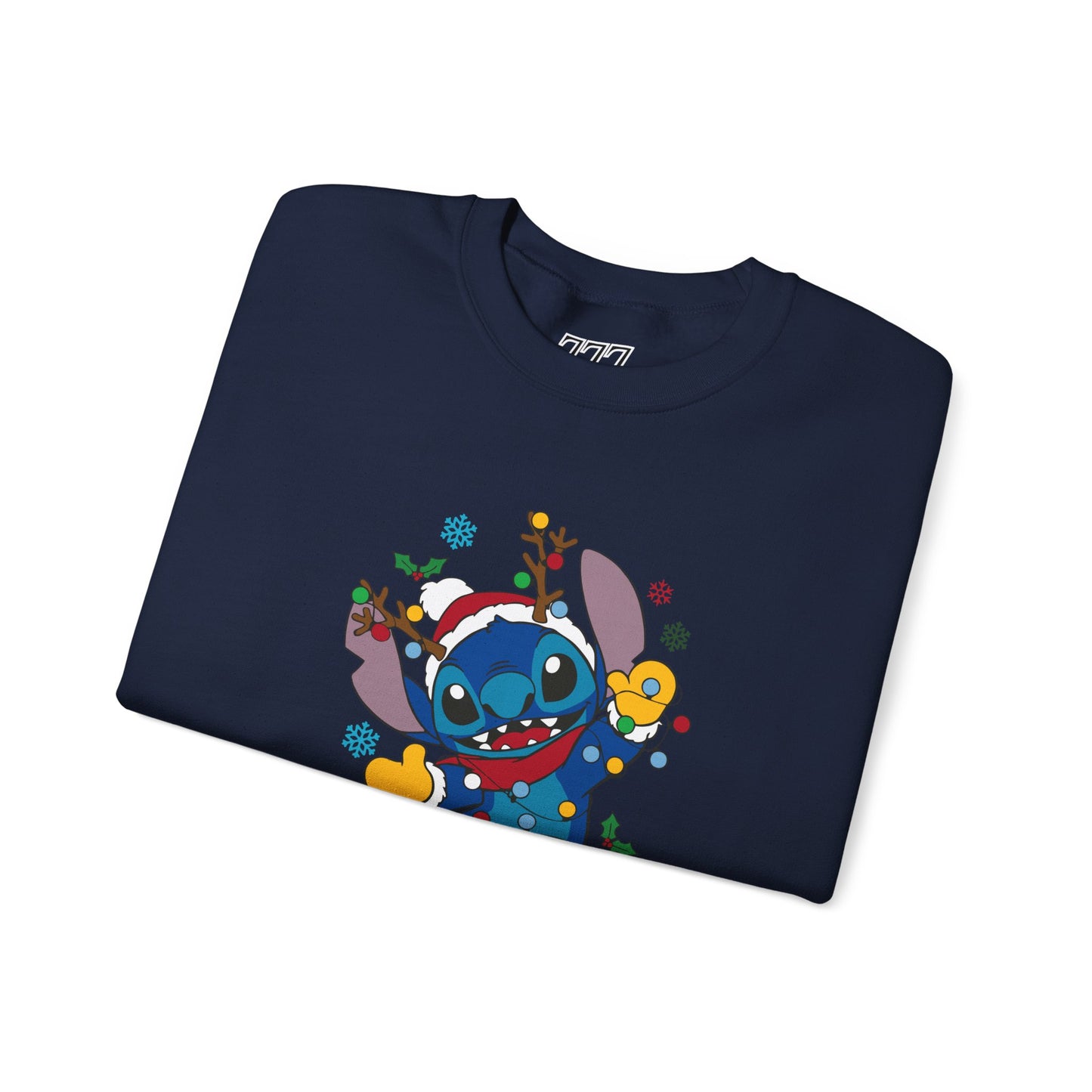 Merry Stitchmas Sweatshirt – Cute Holiday Alien Unisex Heavy Blend Crewneck