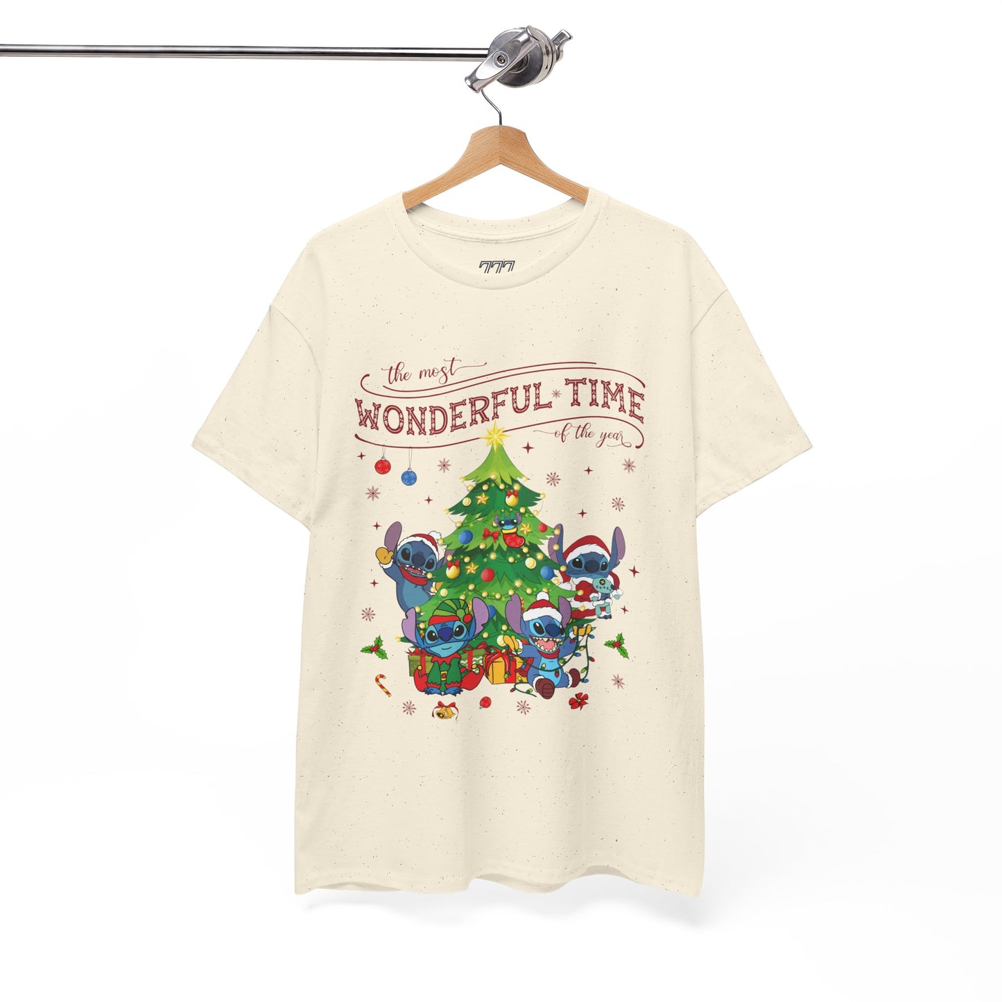 The Most Wonderful Time of the Year Christmas Tee – Cute Holiday Characters Festive Unisex Heavy Cotton T-Shirt